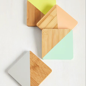 Handmade Resin Inlay Wood & Resin Coasters-Customizable Size & Color European Style Home Decor Handmade Collection - Product Image 1