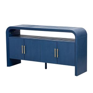 U_STYLE elegante impiallacciatura di abete consolle tavolo per ingresso corridoio soggiorno atrio corridoio - Product Image 4