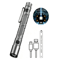 Lampe torche LED 2000 lumens 5 modes avec piles incluses
