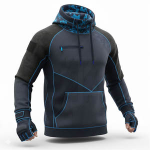 Hoodie de combat au design élégant et en tissu extensible, parfait pour les arts martiaux, les entraînements de fitness et les activités sportives. - Product Image 2