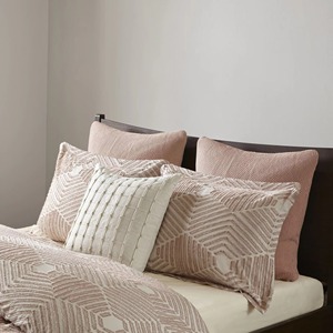 Cotton <b>Comforter</b> <b>Set</b> with Star Pattern 3 Piece Blue and White Home Bedding Washable <b>Comforter</b> <b>Sets</b> - Product Image 3