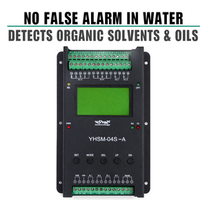 Módulo de Control de Detección de Fugas de 4 Canales para Solventes y Aceites |   RS-485 Modbus |   Sistema de Alarma Industrial para Derrames de Líquidos |   IP65 |   DC24V - Product Image 2