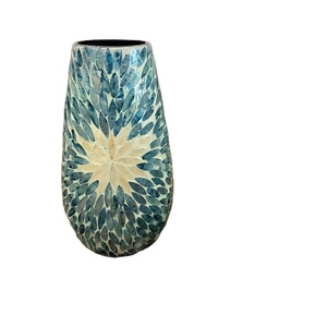 High quality best selling handmade blue mosaic <b>vase</b> <b>for</b> home decor from Vietnam - Product Image 2