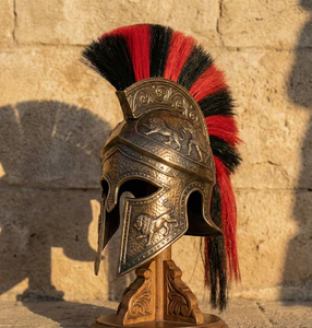 Casco Corintio Griego Real, Hecho a Mano en Acero, para Disfraz de Guerrero Histórico, Cosplay, Teatro, Exhibición, Decoración - Product Image 2