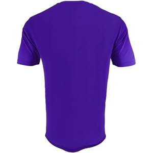 T-shirt sportif pour homme à col rond et manches raglan, coupe classique, séchage rapide, tricoté, couleur unie, manches courtes, 100 % polyester jersey - Product Image 3