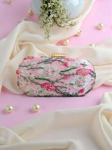 Indian Printed Embroidery <b>Clutch</b> Purse Handmade <b>Wedding</b> Evening Party <b>Bag</b> Wholesale - Product Image 4