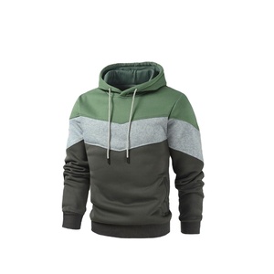 เสื้อแจ็กเก็ตกันลมมีฮู้ดสำหรับผู้ชาย, เสื้อสเวตเชิ้ตมีฮู้ด100% ผ้าฝ้ายถักลายสำหรับฤดูหนาวดีไซน์เป็นเส้น - Product Image 2