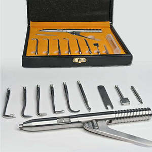 Instrumentos Dentales, Kit de Instrumentos Quirúrgicos Dentales, Kit de Cirugía de Implantes Dentales de Acero Inoxidable para Laboratorio Dental, con Certificación CE ISO por GS - Product Image 6