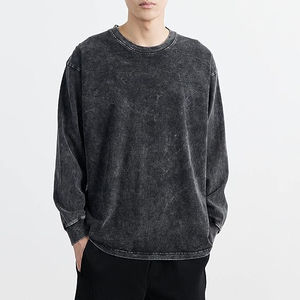 เสื้อสเวตเชิ้ตแขนยาวคุณภาพสูงสำหรับผู้ชาย แฟชั่นใหม่สำหรับฤดูใบไม้ร่วง/ฤดูหนาว สไตล์สตรีทแวร์สำหรับฤดูใบไม้ผลิ ลายปักตัวอักษร - Product Image 2