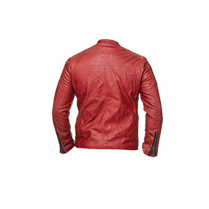 Premium Men's <b>Winter</b> <b>Waterproof</b> Leather <b>Jacket</b> Motorcycle Inspired Knitted Durable Stylish Everyday Fashion Wear - Product Image 2