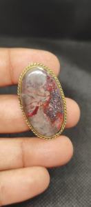 Meilleures ventes : Cabochon rainuré en laiton d'agate Crazy Lace, magnifique pierre précieuse de guérison en cristal pour la fabrication de bijoux et la sertissage - Product Image 4