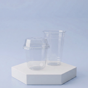 Gobelets jetables en PP/PET pour boissons froides, 12, 16, 22 oz, avec couvercles, pour café glacé et smoothies – Vente en gros - Product Image 1