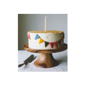 Support à gâteau en bois naturel de qualité supérieure pour servir des desserts et présenter des créations de pâtisserie artisanales - Product Image 5