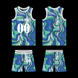 ชุดเสื้อและกางเกงบาสเก็ตบอลผ้าแห้งเร็วแบบสั่งทำได้ตามต้องการสำหรับผู้ชายและวัยรุ่น ชุดฝึกซ้อมและชุดทีม  ขายส่งจากผู้ผลิตโดยตรง - Product Image 6