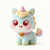 Peluche souple vide non rembourrée en forme de licorne de 40 cm – Jouets en peluche vides