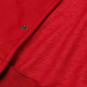 Chaqueta Varsity de Lona con Capucha para Jóvenes, Estilo Vintage, con Parche Bordado del Logotipo de la Escuela, Cierre de Cremallera, para Graduaciones y Eventos Deportivos - Product Image 5