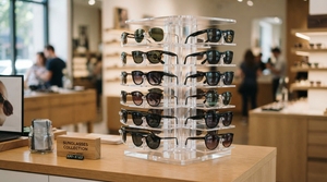Acrylic Sunglass Display Stand Eyewear Display Holder Clear <b>Glasses</b> <b>Rack</b> Retail Counter Optical Shop Display Organizer - Product Image 3