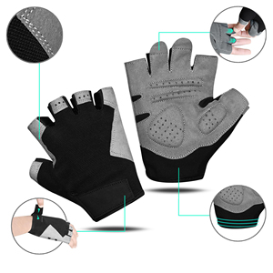 Weightlifting <b>Gloves</b> Double Wrist Strap Support Gym Workout Mitts Wholesale Non Slip Powerlifting Fitness Training Gear <b>Gloves</b> - Product Image 2