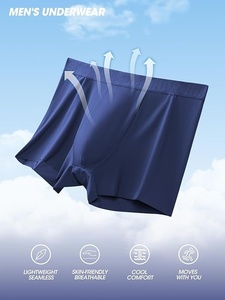 Breathable <b>Men</b> Underwear Comfortable <b>Men</b> <b>Trunks</b> Soft Stretch Boxer Shorts <b>Men</b> Seamless Underwear Elastic waist <b>men</b> <b>trunk</b> underwe - Product Image 2