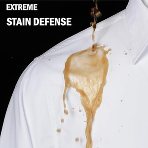 Chemises habillées pour hommes, extensibles, anti-taches, à manches longues, unies, formelles, décontractées, boutonnées - Product Image 5