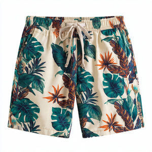 Shorts de Playa Sublimados para Hombre, 100% Poliéster, Ligeros, Shorts de Baño Sublimados, Shorts Estampados para Nadadores - Product Image 2