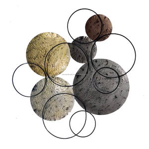Decoration Circles <b>Wall</b> Metal Designer Modern Irregular Shape <b>Wall</b> <b>Art</b> - Product Image 6