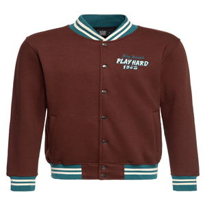 Vestes de baseball pour hommes, veste varsity personnalisée de haute qualité, 100% coton polaire, broderie de logo, sport, automne - Product Image 1