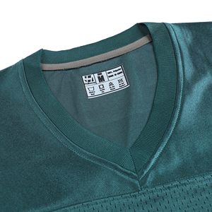 เสื้อฟุตบอลลำลองสำหรับผู้ชาย ผ้าตาข่าย แบบเรียบ ปรับแต่งได้ ยูนิเซ็กซ์ คลาสสิก ระบายอากาศได้ดี เสื้อยืดออกกำลังกาย เสื้อกีฬา ชุดฟิตเนส - Product Image 4