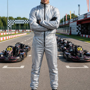 Traje de Lluvia Profesional para Carreras de Karts, Resistente y de Calidad, Impermeable, 100% Poliéster, Personalizable, Ropa Protectora para Carreras - Product Image 6