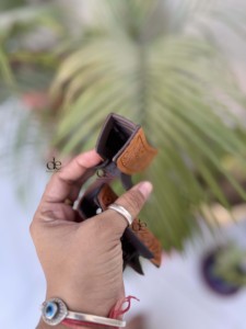 Handmade Hand Tooled Leather Cute Hair Claws Elegant Genuine Leather Floral Design Vintage <b>Clips</b> for Women Hair Accessories - Product Image 4