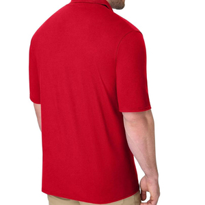 Camisa de Hombre 100% Algodón Piqué, Manga Corta, Informal, Transpirable, Estampada, Color Sólido, Verano, Logotipo Frontal, Botones, 180g - Product Image 6