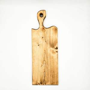 Tabla de cortar de madera multiusos para cocina, para cortar verduras, frutas, carne, pan, queso, superficie de madera natural duradera - Product Image 3