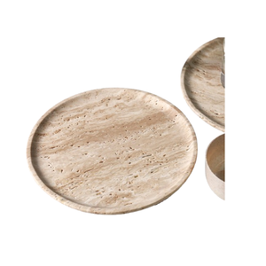 ถาดหินอ่อนทันสมัย ทนน้ำ สำหรับเก็บเครื่องประดับ แหวน อาหาร กุญแจ ใช้ในบ้าน โรงแรม ตกแต่งคริสต์มาส ห้องน้ำ - Product Image 1