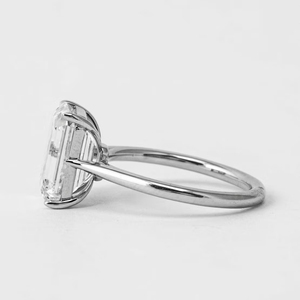 Anillo Solitario de Diamante Cultivado en Laboratorio de 4.00Ct, Corte Brillante, VS1, Oro Blanco de 14K, Certificado IGI, Joyería Fina Clásica para Compromiso o Boda - Product Image 3
