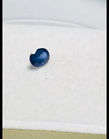Saphir bleu naturel certifié IGI, taille ovale, 1,03 ct, qualité AAA, avec un lustre sublime, belle couleur, parfait pour la polissage.