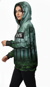 เสื้อฮู้ดดี้ทรงหลวมแบบโอเวอร์ไซส์สำหรับทุกเพศ พร้อมลายพิมพ์แบบซับลิเมชั่นทั่วตัว เหมาะสำหรับแฟชั่นลำลองแนวสตรีท - Product Image 5