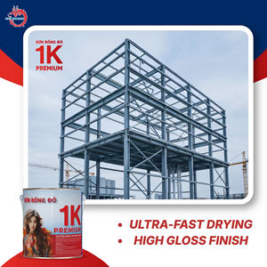 Pintura Red Dragon Thai Khang 1K, Recubrimiento Líquido de Polímero Acrílico Premium, para Muebles y Superficies de Carreteras, Anticorrosivo, Brillante - Product Image 3