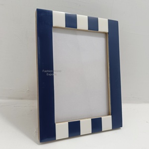 Peach & White Embossed Double Inlay <b>Photo</b> Frame Handmade Resin Inlaid Picture Frame <b>Photo</b> <b>Album</b> <b>6x4</b> by Fashion World Export - Product Image 4