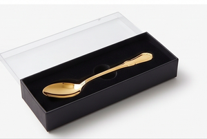 Elegant <b>Gold</b> Plated <b>Spoon</b> With Ornate Handle High Mirror Polish Flatware Set For Kitchen Use And Hotel Use - Product Image 6