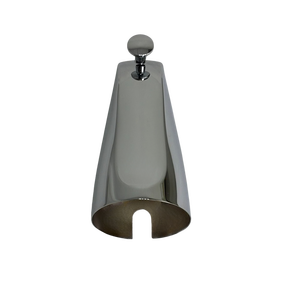 5-1/4 pulgadas Grifo de Bañera de Zinc para Montar en la Pared con Desviador Frontal en Cromo - Product Image 3