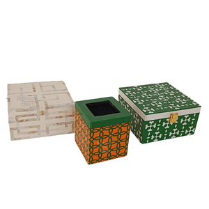 Boîte en nacre incrustée d'os, multifonctionnelle, pour le rangement de bijoux, artisanale, décorative, coffret organisateur, cadeau haut de gamme, décoration - Product Image 2