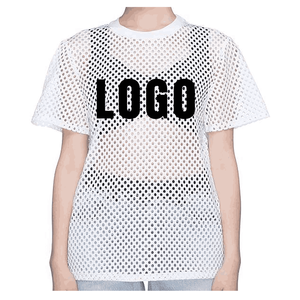 Fashion Crew Neck Short Sleeve Breathable Crop <b>Top</b> Wholesale Custom Casual Shirt Blouse Support Tie Dye Crop <b>Top</b> <b>mesh</b> T Shirt - Product Image 4