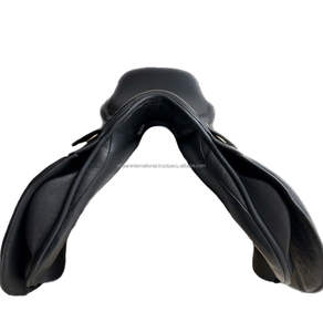 MONTURA DE SALTO DE CABALLO DE CUERO PURO CON ACABADO FINO Y COSTURA MONTURA DE CONTACTO CERCANO TOTALMENTE PERSONALIZADA MODELO DE COLOR DE DISEÑO DE LOGOTIPO OEM - Product Image 3