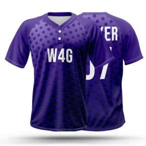 Unisex Baseball Jersey Sublimated Print Moisture Wicking Anti-Bacterial 100% <b>Polyester</b>/<b>Polyester</b>-Cotton Blend Half Sleeve Custom - Product Image 1