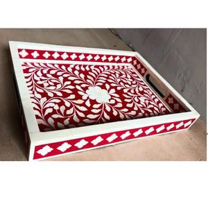 Plateau de service pour nourriture, café ou chocolat, pour restaurants, serveur de desserts, finition personnalisée, utilisation dans les restaurants, cafés, hôtels, plats de service - Product Image 3