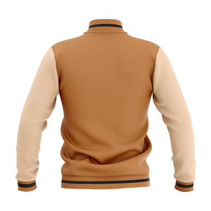 เสื้อแจ็คเก็ตวาร์ซิตี้วินเทจคุณภาพสูงสำหรับผู้ชาย ปักลายเชนิลล์ คอตั้ง ระบายอากาศได้ดี เหมาะสำหรับกีฬาเบสบอลในฤดูหนาว - Product Image 2