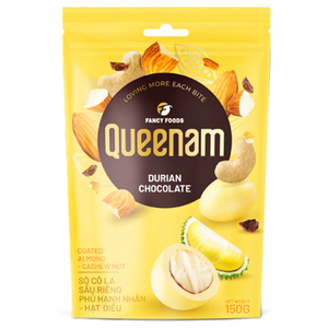 Chocolate Drageado Puro al por Mayor, Dulces a Granel, OEM/ODM, HALAL, Durian Recubierto de Almendras y Anacardos, 150G, Precio Competitivo, Proveedor de Exportación - Product Image 1