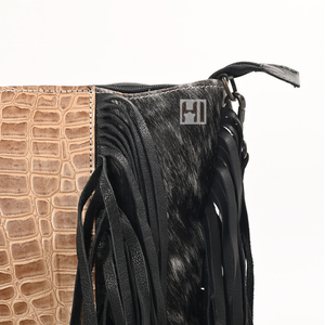 Bolso Bandolera de Cuero Vacuno Estilo Western, Curtido Vegetal - Product Image 5