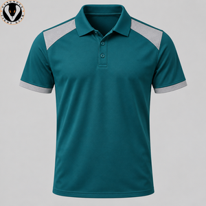 Polo professionnel pour homme avec tissu résistant, coutures impeccables et options de personnalisation de la marque pour les vêtements professionnels - Product Image 1