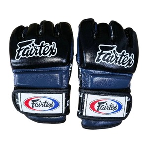 Gants de MMA Fairtex personnalisables en cuir véritable à demi-doigts, unisexes, sur mesure, haute qualité, imprimés, pour le sparring, le grappling et l'extérieur - Product Image 1